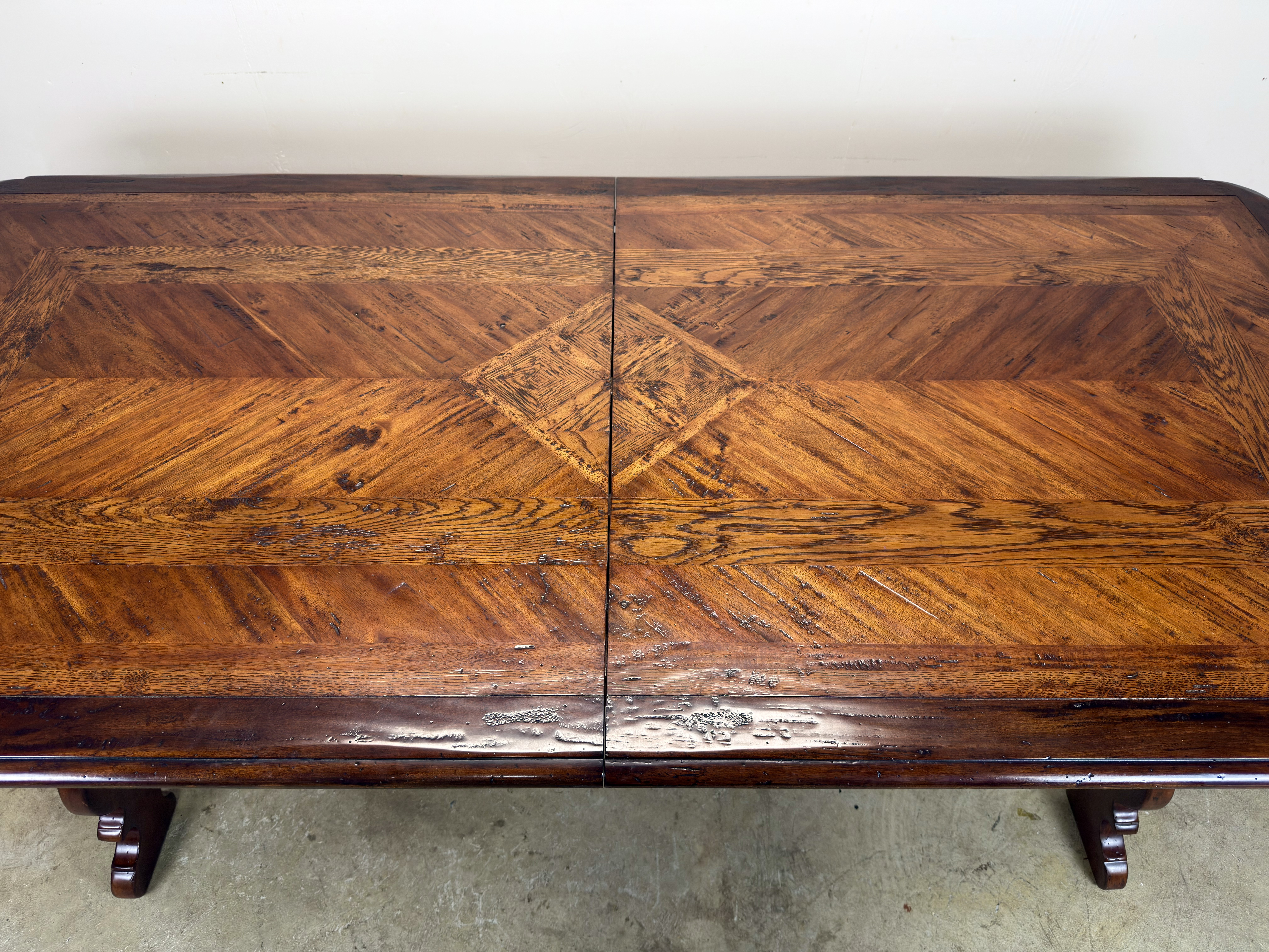 Theodore Alexander Castle Bromwich English Style Extendable Dining Table With 2 Leaves For Sale - Image 12 of 14