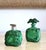 Curt Schlevogt 1935 Boho Chic Czech Schlevogt Ingrid Malachite Glass Scent Perfume Bottles, Set of 2 For Sale - Image 4 of 12