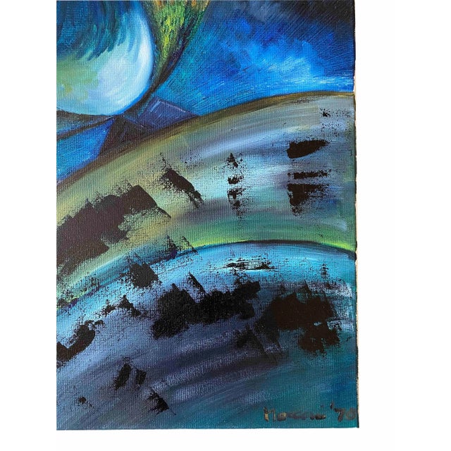 Ferdinando Meccani, Pensiero Uno, 1970, Oil on Canvas For Sale - Image 6 of 7