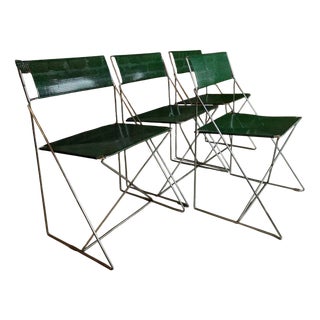 X-Line Chairs by Niels Jørgen Haugesen for Magis, 1977, Set of 4 For Sale