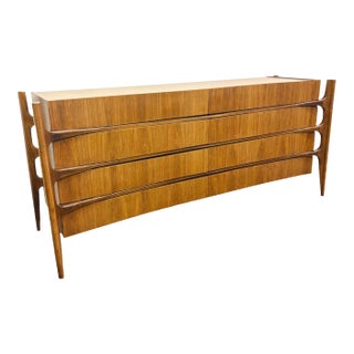 Rare Mid Century Modern Exoskeleton Dresser by William Hinn, Attributed For Sale