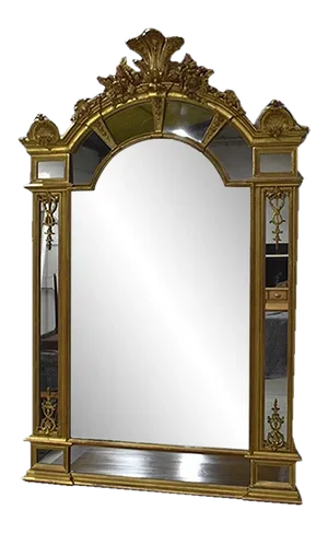 Beaded Mirror, Early 19th Century