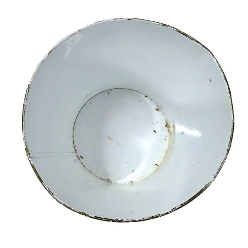 English Vintage Tole Botanical Floral Waste Cachepot For Sale - Image 3 of 5