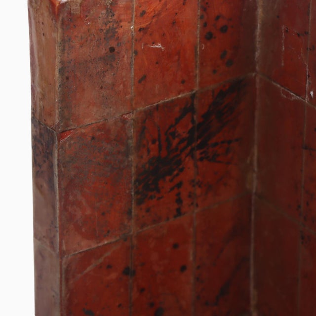 Contemporary Contemporary Mica Covered Table Lamps in the Manner of Jean-Michel Frank - a Pair For Sale - Image 3 of 6