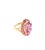 Bochic “Capri” Vintage Amethyst & Topaz Ring Set In 18K Gold & Silver For Sale - Image 10 of 12