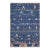 Shabby Chic Blue/Gray Wool&Silk Rug - 5'0'' X 7'2'' For Sale