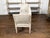 Italian 19th Century White Painted Sofa with Slanted Sides and Distressed Patina For Sale In Atlanta - Image 6 of 10