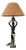 Vintage African Sculptural Plaster Lamp, 1950s For Sale