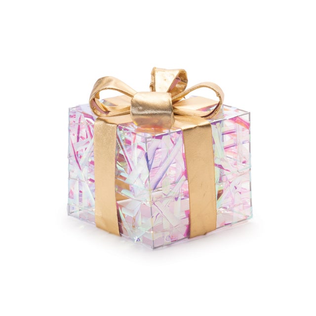 2020s LED Woven Packages with Bow (Set of 3) For Sale - Image 5 of 8