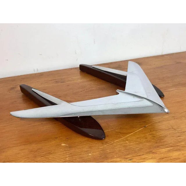 Mid 20th Century Mid 20th Century Art Moderne Airplane Sculpture, 1950s For Sale - Image 5 of 13