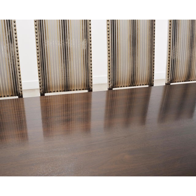 Coffee Ferrell + Mittman Art Deco Style Dining Table and 12 Chairs For Sale - Image 8 of 18
