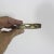 Set of Four Atomic Mid-Century Danish Modern Style Brass Drawer Pulls Rectangular Dresser Handles For Sale - Image 9 of 10