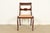 English Kindel Furniture Style Regency Carved Mahogany Side Chair or Dining Chair, Circa 1940s For Sale - Image 3 of 12