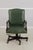 Age: Approx. 30 Years Old Details: Brass Capped Feet & Casters High Quality Construction Nice Tooled Leather Traditional...