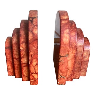 1980s Italian Stone Bookends - a Pair For Sale