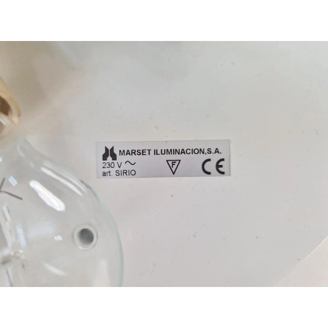 Vintage Sirio Ceiling Lamp from Marset, 1980s For Sale - Image 3 of 12