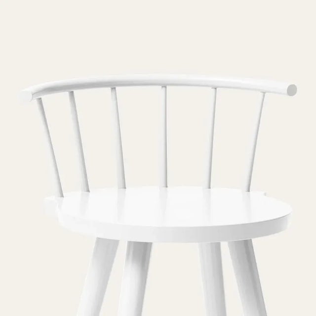 Contemporary White Tupp Barstool by Storängen Design For Sale - Image 3 of 5
