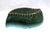 1960s Mid Century Modern Hull Pottery Green Drip Glaze Leaf Shaped Planter Bowl 406 For Sale - Image 9 of 10