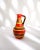 Ceramic 1960s Mid-Century Modern W. Germany Ceramic Jar Red & Gold For Sale - Image 7 of 10
