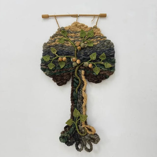 Vintage Tree Wall Tapestry, 1970s For Sale - Image 12 of 18