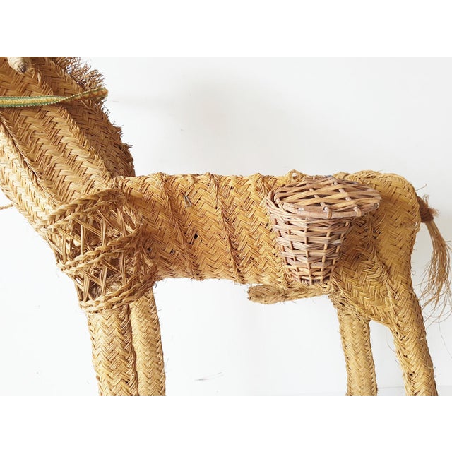 Donkey Plant Stand on Wheels, 1950s For Sale - Image 3 of 12