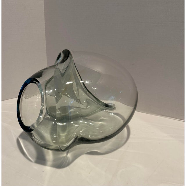 Glass Vintage John Bingham Free Form Sculpture For Sale - Image 7 of 10