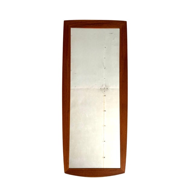 Wall Mirror in Teak, 1960s For Sale - Image 6 of 6