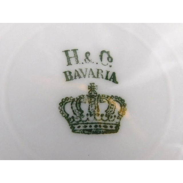 Antique Heinrich & Co. Dinner Plate in Hc441 For Sale - Image 4 of 4