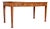 Early 20th Century Chippendale Style Mahogany and Satinwood Writing Desk With Brass Hardware and Fall-Front Drawer For Sale
