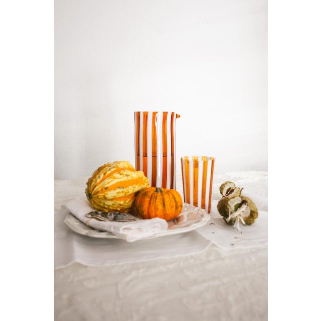 Salty Caramel Collection Glasses by Maryana Iskra for Ribes the Art of Glass, Set of 7 For Sale - Image 15 of 18