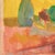 Textile 'Study of a Fruit and Vase', Large Post-Impressionist American School Still Life For Sale - Image 7 of 8