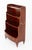 Regency Revival Open Front Waterfall Bookcase in Mahogany For Sale - Image 6 of 7