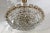 Large Brutalist Crystal & Gilded Brass Chandelier from Palwa For Sale - Image 4 of 12