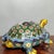 Late 20th Century Cloisonné Enamel Turtle Sculpture With Yin-Yang Shell For Sale - Image 4 of 9
