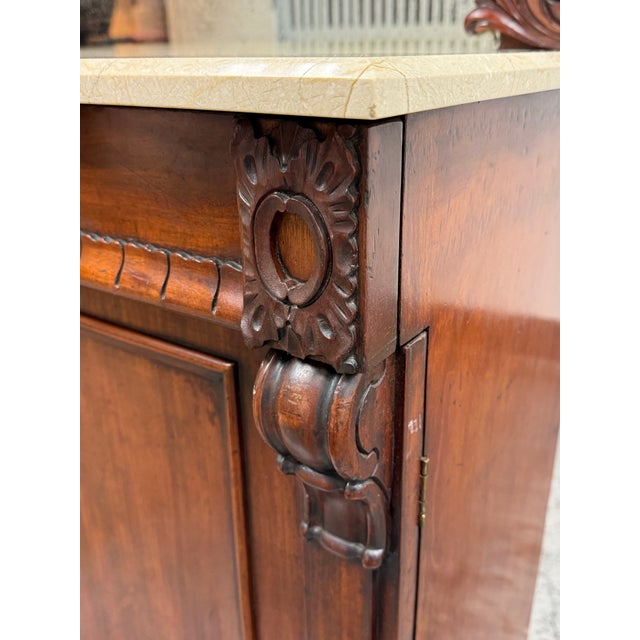 Victorian Renaissance Revival Marble-Top Sideboard, Antique For Sale - Image 9 of 12