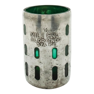 Vintage Wine Chiller From 1930s Argentine Seltzer Bottle, Metal Vase, Unique Barware Gift