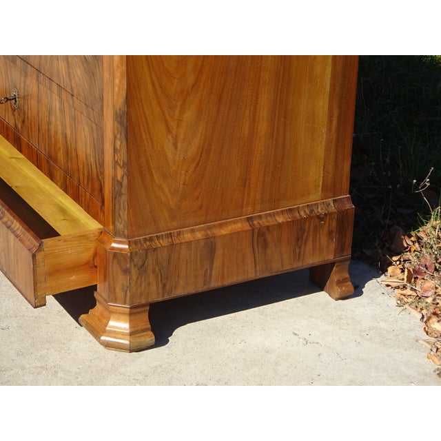 Louis Philippe Walnut Chest of Drawers, 19th Century For Sale - Image 16 of 18