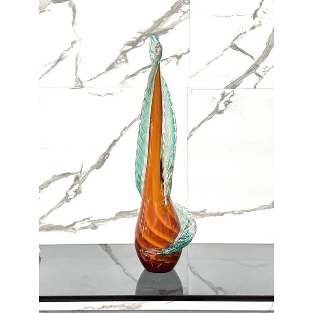 1970s Spiral Glass Sculpture, 1970s For Sale - Image 5 of 9