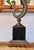 Vintage Table Lamp with Bronze Dolphin on Black Marble Base, 1950 For Sale - Image 6 of 14
