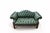 Late 20th Century Chesterfield Sofa and Love Seat Set in Hunter Green For Sale - Image 10 of 13
