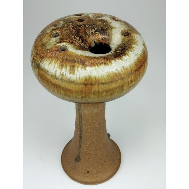 Mid-Century Modern Mushroom Ikebana Vase by Erik Graeser, Denmark, 1960s For Sale - Image 4 of 10