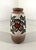 Cheerful large ceramic vase, floor vase, West-Germany. Colourful flower decoration. 1960’s. In very good condition.