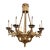 Paul Ferrante 18c Style Medici Italian Giltwood Chandelier For Sale