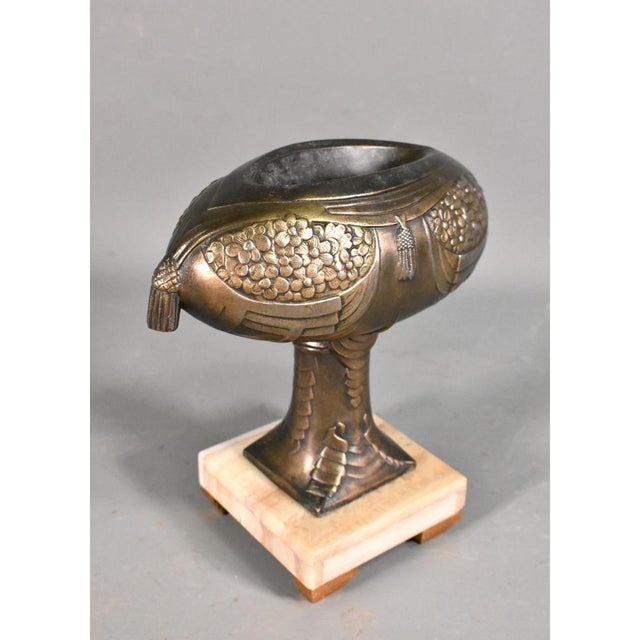 Brown French Art Deco Garniture, 1920s, Set of 2 For Sale - Image 8 of 16