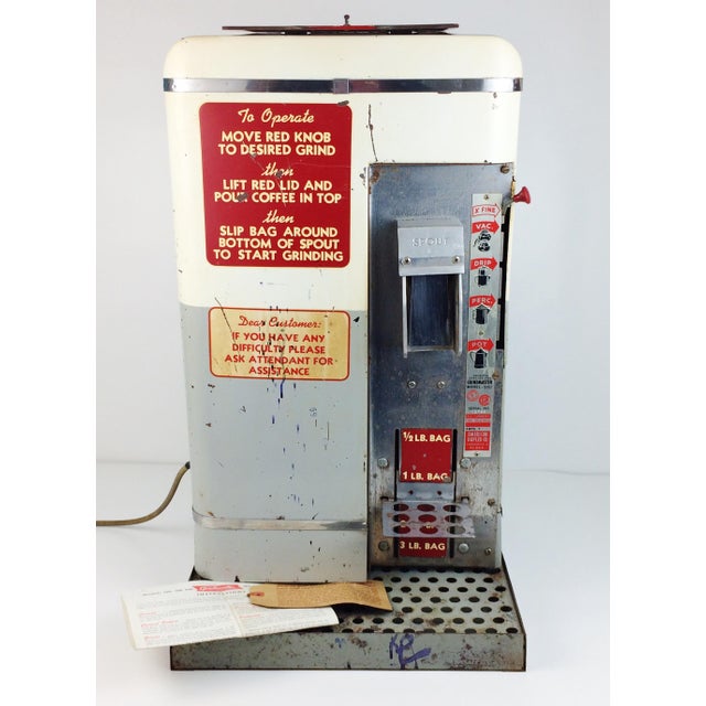 Vintage Supermarket Grindmaster Model 500 Coffee Bean Grinder Chairish