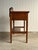 Antique Quarter Sawn Oak Console Table With Carved Gallery Back For Sale - Image 12 of 17
