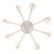 Glass Large Vintage Eight Arm Opaline Murano Glass Chandelier in the Manner of Barovier & Toso For Sale - Image 7 of 18