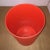 Kartell Ufficio Tecnico Kartell Waste Basket in Translucent Red Designer Gino Columbini For Sale - Image 4 of 6