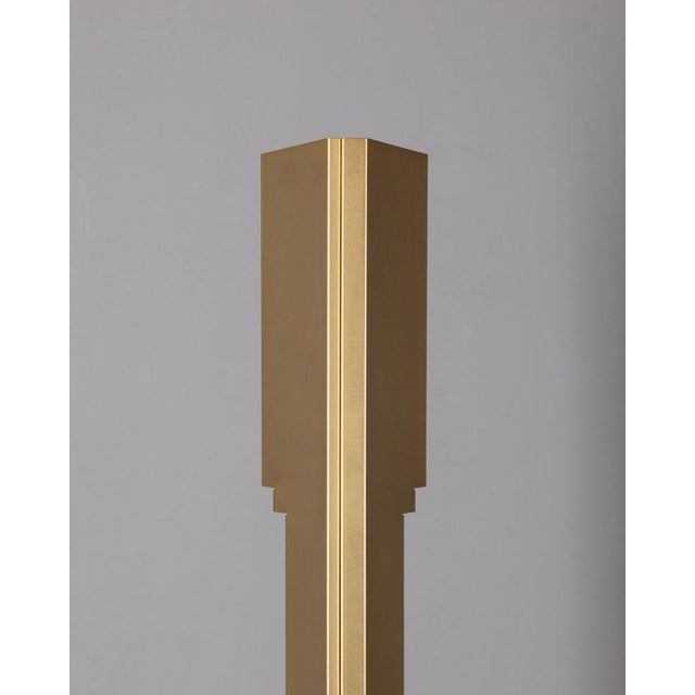 Gold Vintage Floor Lamp by Kazuhide Takahama, 1980s For Sale - Image 8 of 12