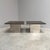 Stainless Steel and Stone Coffee Tables by Peter Draenert, 1970s, Set of 2 For Sale - Image 10 of 18